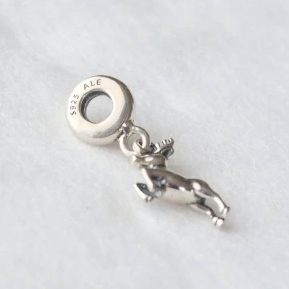 NOWT Pandora Reindeer Charm Dangle - Picture 2 of 2